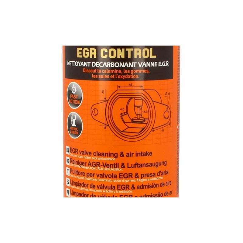 WARM UP EGR Control Pulitore Valvola EGR Curativo e Preventivo 400ml
