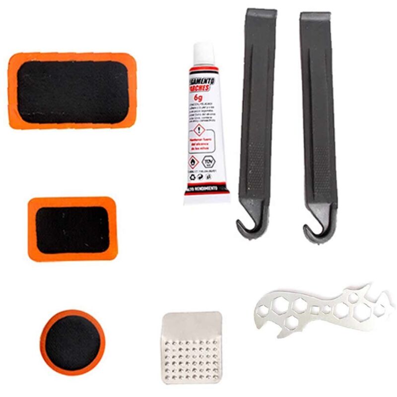 Kit Riparazione Pneumatici Bici CYCLAMI - 8 Toppe Per Camera D'Aria TPU, Pronto Soccorso Per Ciclisti - Foto 3