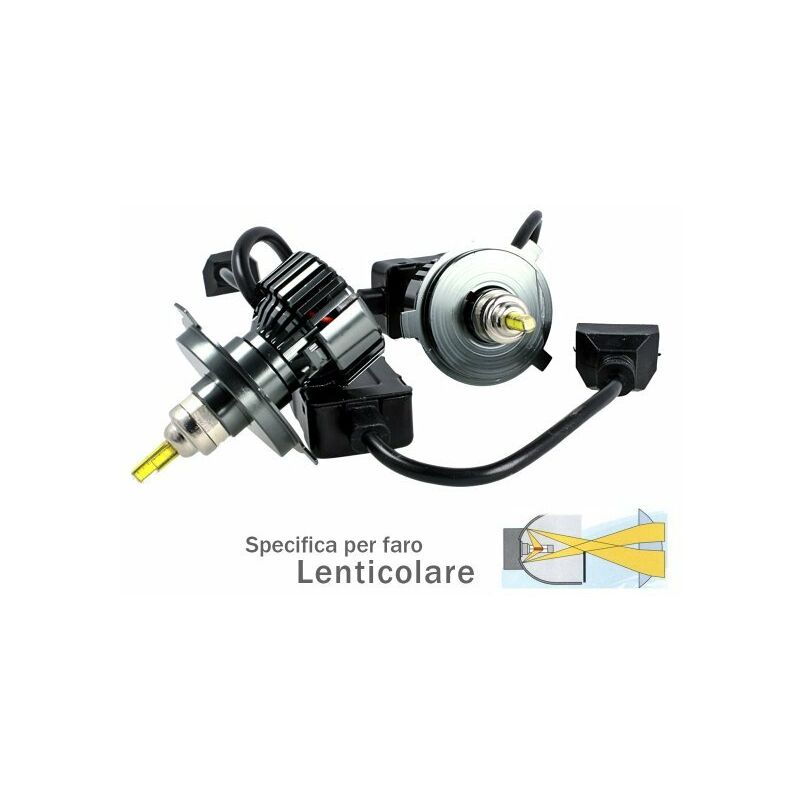 Mitepek - Kit Full Led Canbus Lampada D1S D1R D3S 45W 12V 24V Per Faro  Lenticolare Piu Lumisoso Dello Xenon Originale