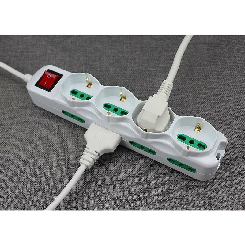 AREA SPA Presa multipla 6 plug 4 usb, Domotica in Offerta su Stay On