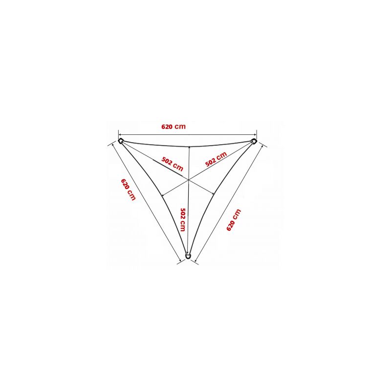 VELA TELO OMBREGGIANTE TENDA - GAZEBO 6,2X6,2X6,2 MT TRIANGOLARE PER  GIARDINO - PISCINA - PATIO - ARREDAMENTO PER ESTERNO, Vela Telo Ombreggiante  - Arredocasafacile, Arredo casa online, divani, arredo bagno