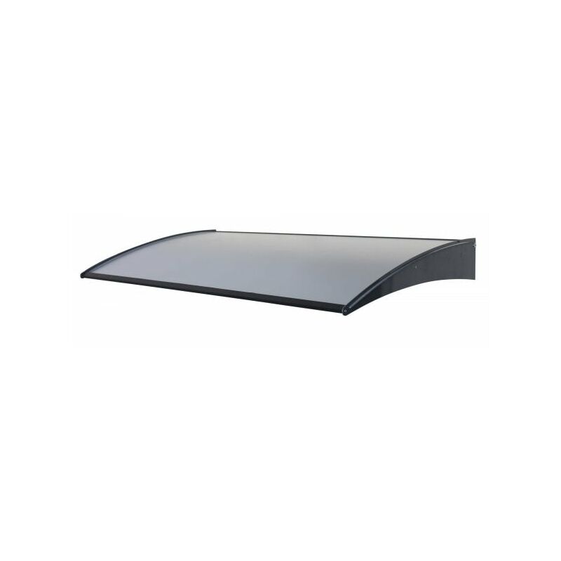 Pensilina tettoia, copertura e laterali in alluminio composito 140x75cm da esterno Fredi