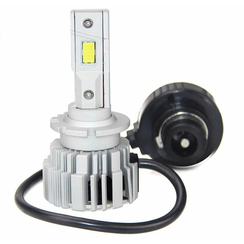 Kit Full Led Ultra Mini D2S D2R 70W 6000K 13000 Lumen 4 Volte Piu Luminoso  Rispetto Xenon