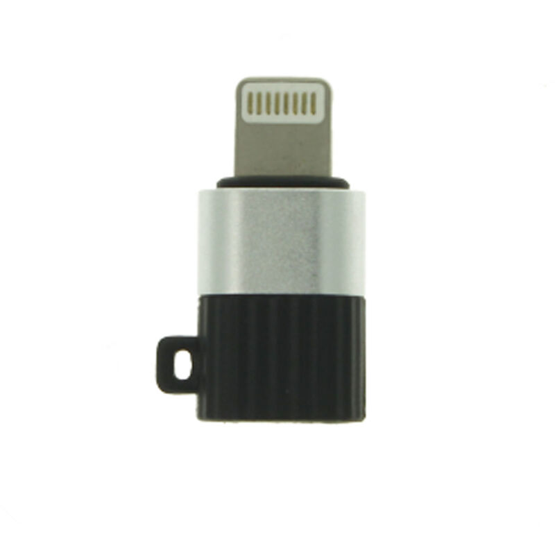 Adattatore Da Micro USB Femmina a Lightning Maschio Con Portachiave Incluso