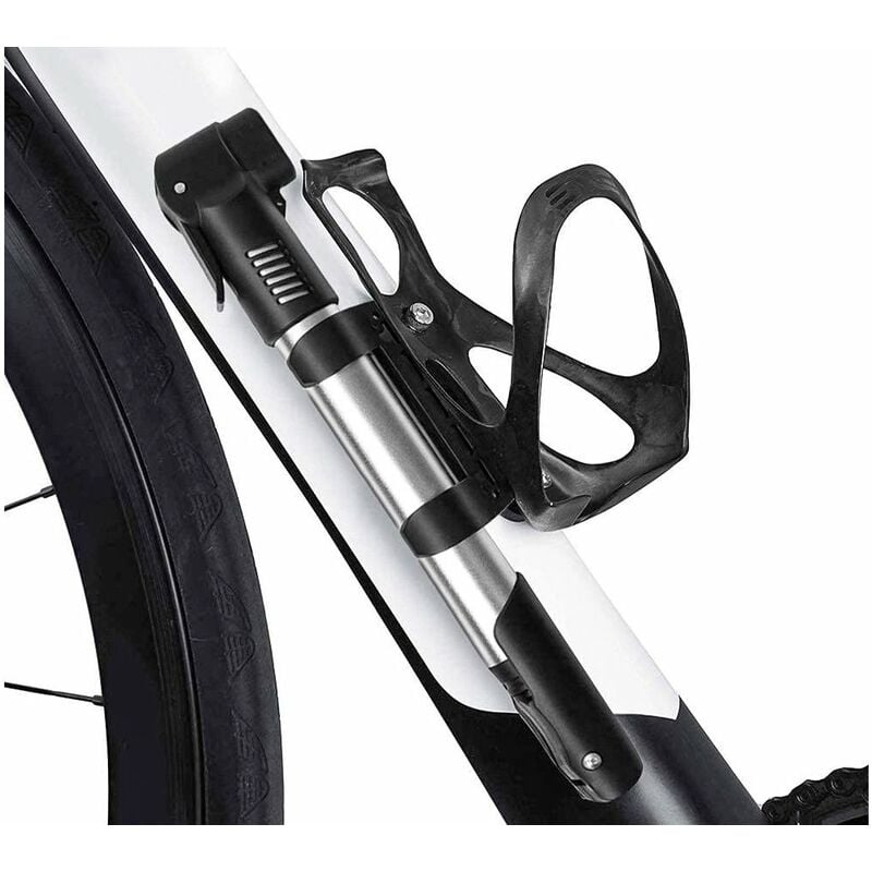 Fralud - Pompa bici bicicletta con manometro gonfiaggio ruote doppio  raccordo pompe gonfietto