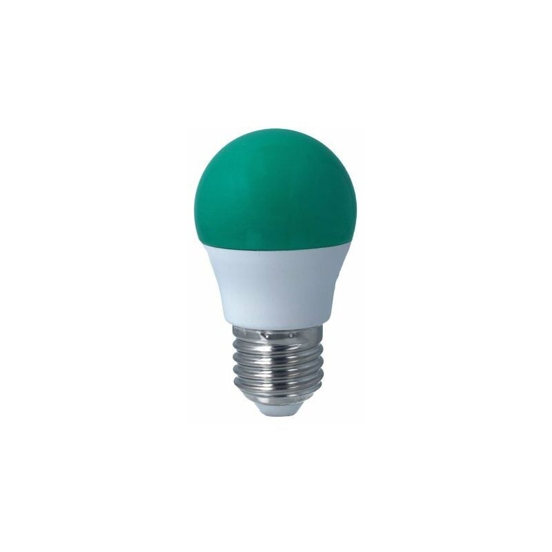 Lampada A Led E27 G45 4W 220V Colore Green Verde