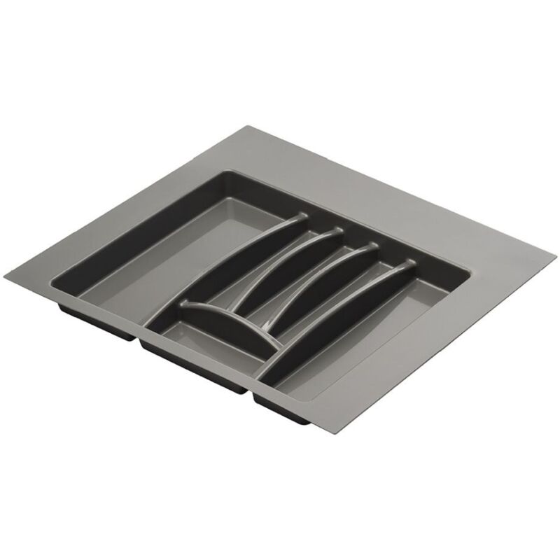 Relaxdays Portaposate da Cassetto in Bambù, da Cucina, HLP: 4 x 25 x 34