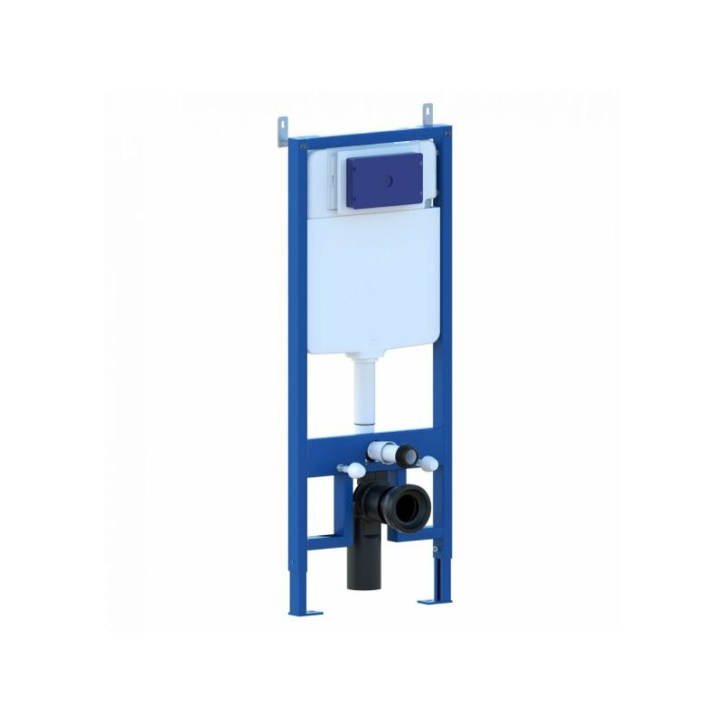 Piastra Di Scarico Empyreal Per Geberit Sigma 20 - Doppio Scarico, Set Leve E Telaio, Bianco E Oro