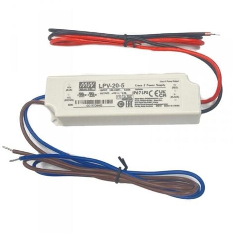 LPV-20-5 Mean Well AC-DC LED Powe Supply 5V 3A 15W