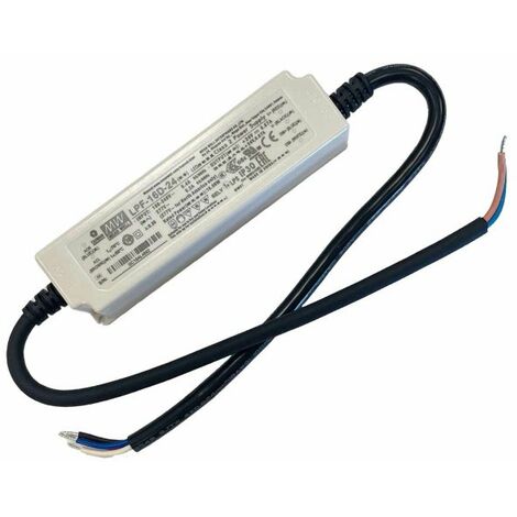 MeanWell LPF-16D-24 Alimentatore Led Driver CC CV 24V 0,67A 16W IP67 Input  220V