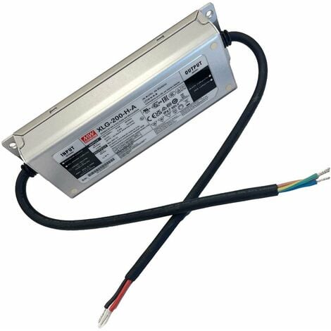 MeanWell XLG-200-H-A Led Driver Corrente Costante 3500mA 27-56V 200W IP67  Input 220V e