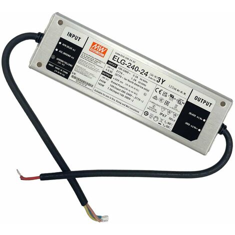 Meanwell Alimentatore ELG-100-24DA-3Y LED 100W 24V 4A IP67 DALI Dimmerabile  Tensione Costante