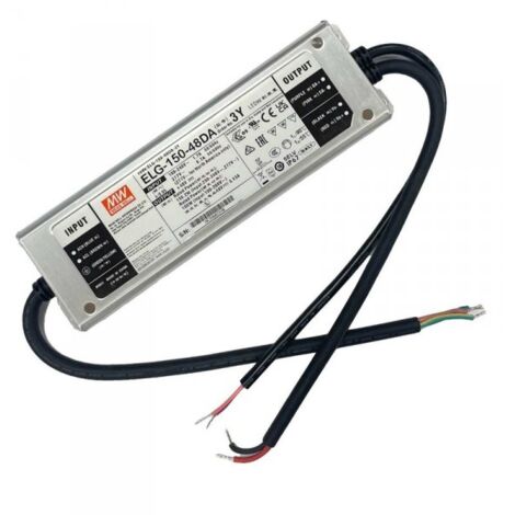 MW MEAN WELL ELG-150-48DA-3Y Alimentatore Dimmerabile DALI IP67 150W 48V 3,13A Input 220V e 110V