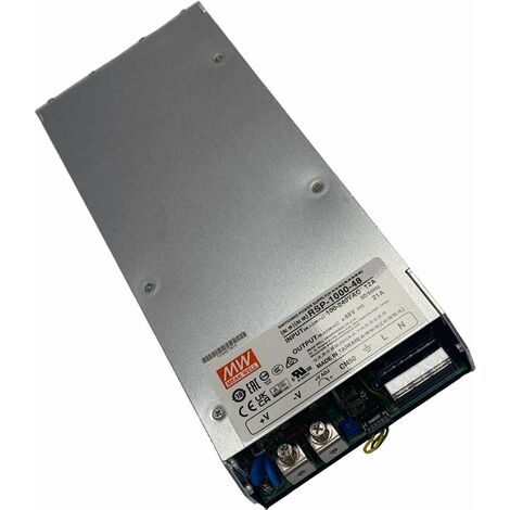 Meanwell SP-320-24 - Alimentatore AC/DC con ventola in metallo, 312 W, alloggiamento in metallo, 21 x 11 x 4,5 cm