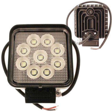 Faro Led da Lavoro Led Work Light Lampada Supplementare Quadrato 4'' 36W 3600LM 12V 24V IP67 6000K