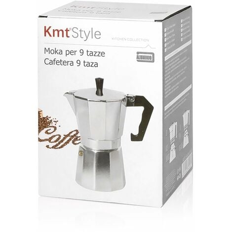 Kmt Style Caffettiera moka in alluminio macchina macchinetta caffe