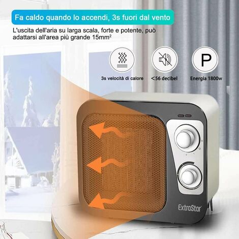 Orbegozo Emettitore Termico 8 Elementi Senza Olio. 1500W. 2 Livelli Di Potenza Piedi Di Supporto Inclusi 40373434