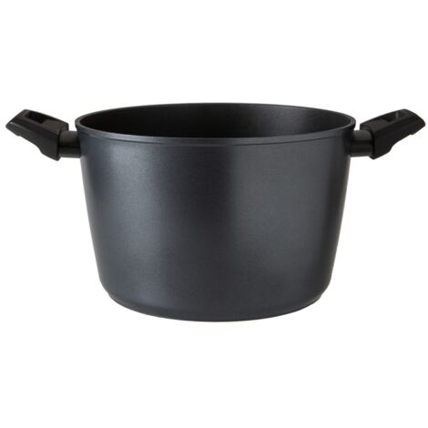 Pentola Alta Induzione Antiaderente Cuocipasta Diametro 24cm Spessore 4mm Senza Coperchio
