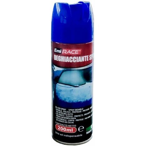 Spray Deghiacciante Istantaneo per Parabrezza Auto 200 ML Made In Italy