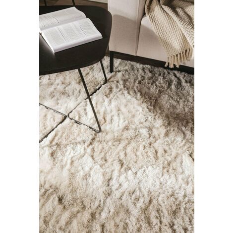 Tappeto shaggy WHISPER colore beige stile glamour 80x150 benuta