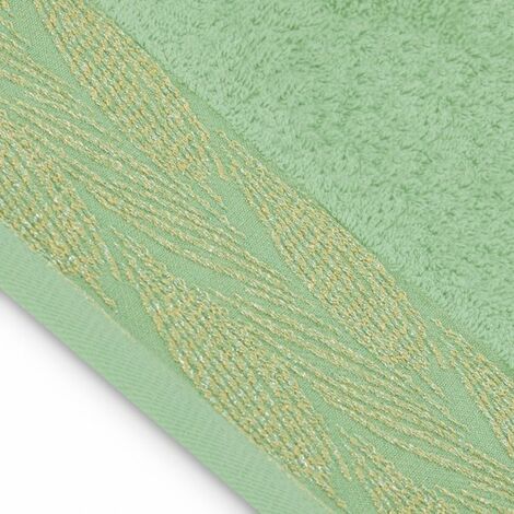 Asciugamano ALLIUM colore verde stile classico 70x130 ameliahome