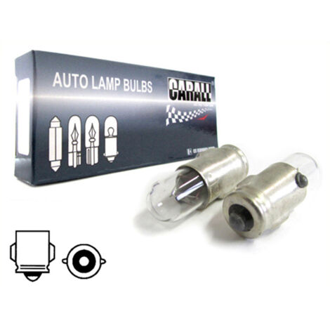 10x Lampade Alogene Mignon J T2W BA7S 12V 2W Cruscotto Strumentazione Auto