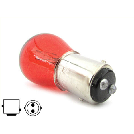 Lampadina 12V 21/5W BAY15D – Rossa, Per Luce Freno/posizione, Confezione Da 10 Pezzi