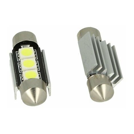 CARALL Lampadina Led Siluro Canbus T11 C5W 42mm 8 SMD 5050 12V