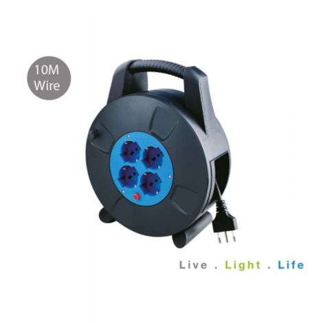 Prolunga Lineare Cavo Elettrico 3 Metri Bianco Presa E Spina 10A - Foto 7