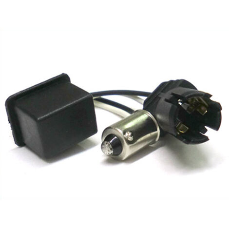Filtro Portalampada Resistenza BAX9S H6W Trasforma Led T10 W5W In BA9S Canbus No Errore (1/3)