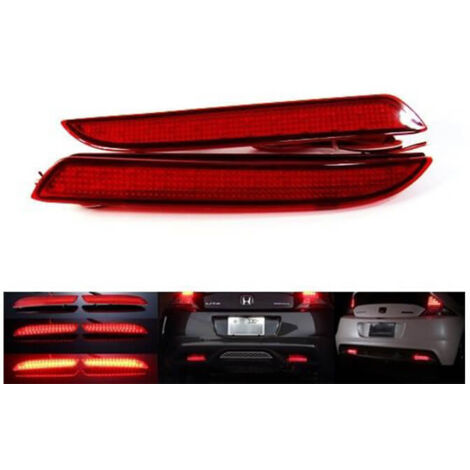 Kit 2 Fanali Posteriori A Led Rosso Honda CR-Z ZF1 Jazz Insight Acura TSX Sostituzione Riflettore Catarifrangente (1/3)