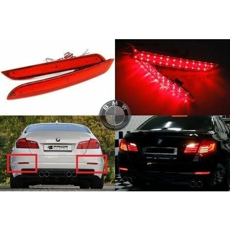 Kit 2 Fanali Posteriori A Led Rosso Per BMW Serie 5 F10 F11 F18 520d 520i  523i 525d 528i 530d 530i 535d 535i 550i