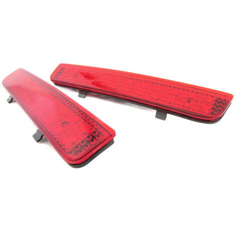 Modifica Auto Rossa Rotonda Catarifrangente Paraurti Posteriore 2 Pezzi Per Nissan Qashqai 2007 2015 85546213