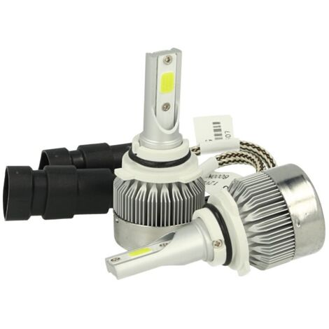 Kit Full Lampada Led Cob 9006 HB4 12V 24V Bianco 6000K Per Abbagliante e Fendinebbia Senza Driver (1/3)