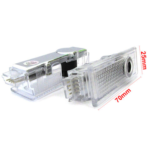 Kit Luci Led Logo Proiettori Auto Portiere Per Mini F55 F56 F60 Plug & Play Senza Modifica