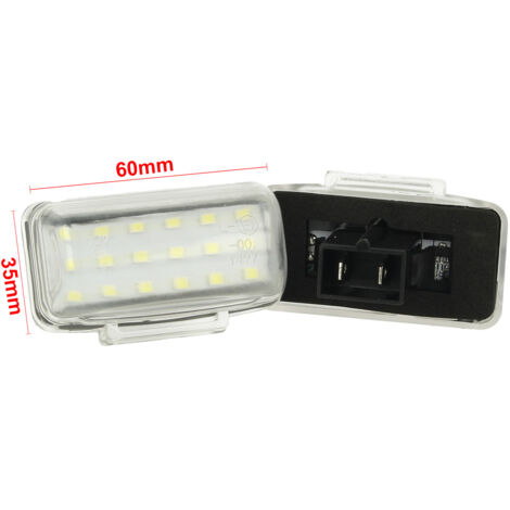 Kit Luci Targa Led Cadillac ATS ATS-L 12V 3W Canbus No Errore CE E9 (1/3)