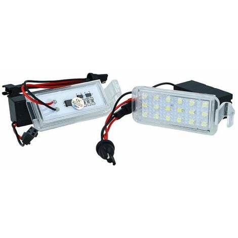 Kit Luci Targa Led Ford Falcon Fiat 500X Bianco Resistenza Inclusa No  Errore Canbus