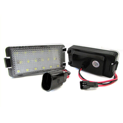 Kit Luci Targa Led Seat Ibiza 97-08 Leon 99-05 Altea Arosa Cordoba 93-08 Toledo III 04-09 Bianco (1/3)