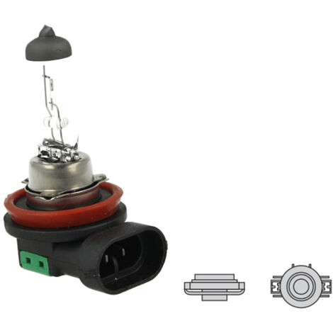 2 PZ Lampada Alogena H16 12V 19W PGJ19-3 Clear Compatibile Osram Renault Captur (1/3)