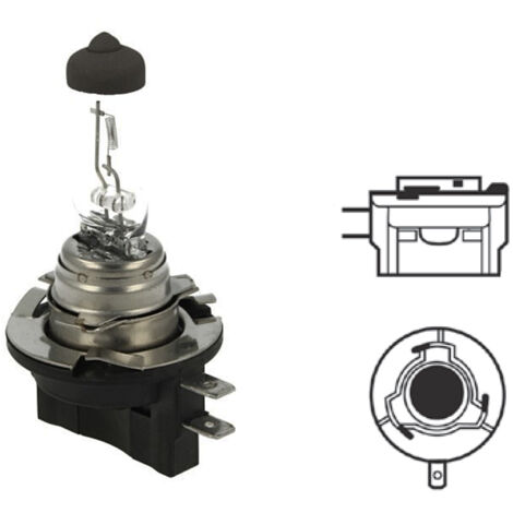 2 PZ Lampada Alogena H8B 12V 35W PGJY19-1 Clear Compatibile Osram OA64242 (1/3)