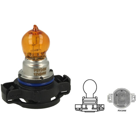 2 PZ Lampada Alogena PSY24W 12V 24W PG20-4 Amber Per Frecce Compatibile Philips (1/3)