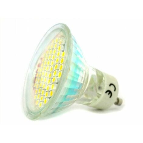 Lampada Faretto LED GU10 4W = 40W 220V Bianco Puro 60 SMD 3528