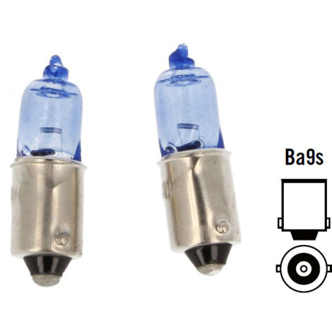 Coppia 2 Lampade H10W 12V 10W BA9s Effetto Xenon Bianco Luce Interna Lettura Auto (1/3)