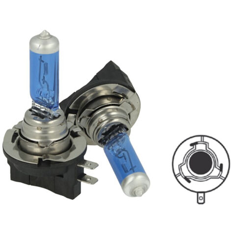Coppia 2 Lampade H11B 12V 55W PGJY19-2 Super White Effetto Xenon Sostituisce Osram OA6424 (1/3)