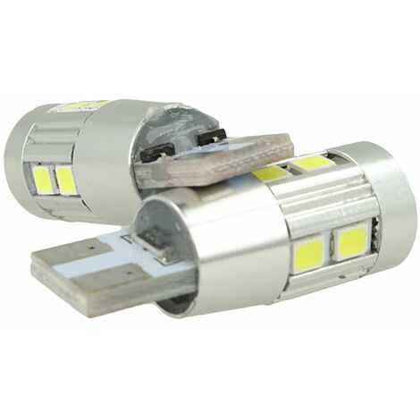 Lampada Led Canbus Pro T10 W5W W16W T15 12V 10 Smd 5630 No Errore No  Polarita