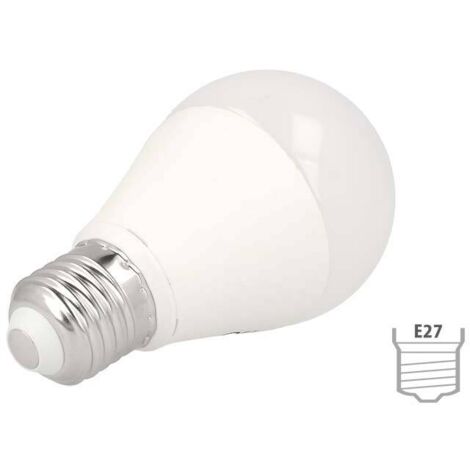 Lampada Led E27 A58 9W=60W Neutro 4000K Bulbo Sfera Chip Samsung Garanzia 5 Anni SKU-229 (1/3)