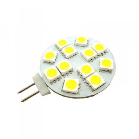 Lampada LED G4 Bispina 10V-30V Bianco Caldo Per Camper Casa Camion 12V e 24V