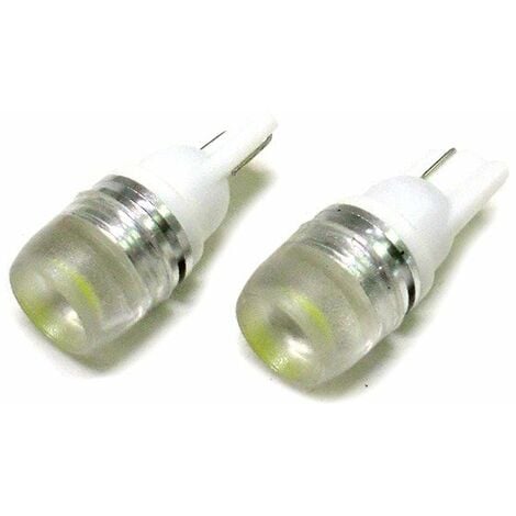 Mitepek - Lampada Led T10 W5W 1 COB da 1W Bianco Luci Posizione 12V