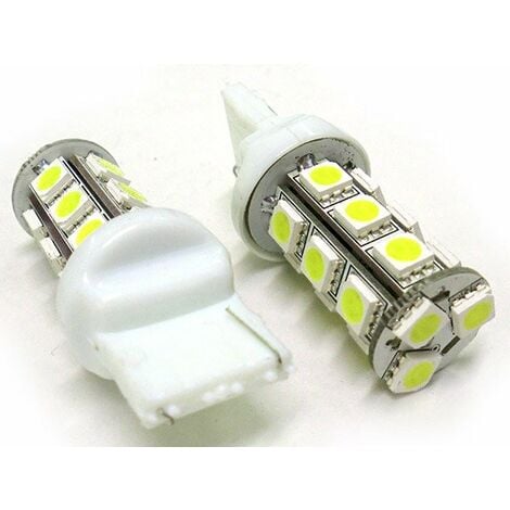 Lampada Led T20 W21W 7440 18 Smd Bianco Luci Frecce Retromarcia 12V