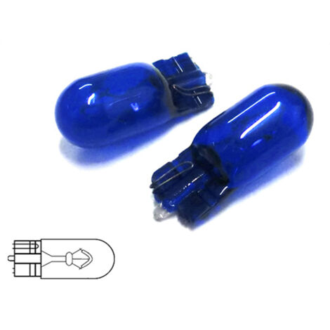 Coppia 2 Lampade T10 W5W 24V 5W Bianco Con Effetto Xenon Per Camion (1/3)